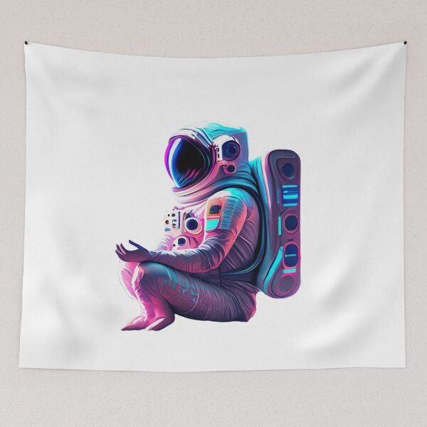 Item preview, Meditation Astronaut cyberpunk 4 designed and sold by Finity Atelier.