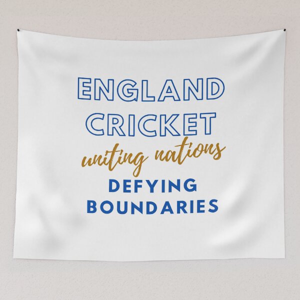 Item preview, England Cricket: Uniting Nations, Defying Boundaries designed and sold by MimsTees.