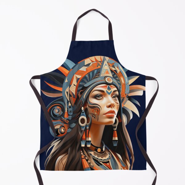 Item preview, Beautiful Native American Woman designed and sold by StudioRedKoala.