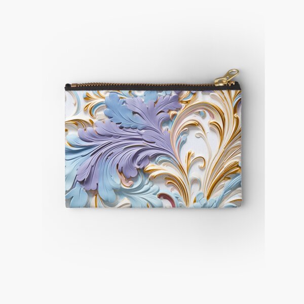 Item preview, Colorful Feathery 3D Purple Swirl Print Background designed and sold by PaperieJennifer.