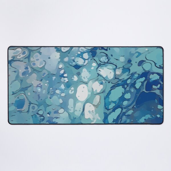 Item preview, Ice Cold Blues and Grays, Dirty Pour Acrylic Organic Pattern - WelshDesignsRB001 designed and sold by welshdesigns.