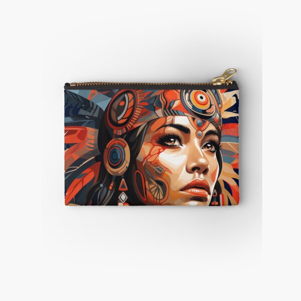 Item preview, Beautiful Native American Woman designed and sold by StudioRedKoala.