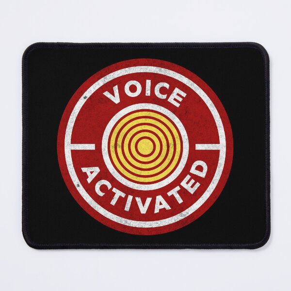 Item preview, VOICE ACTIVATED - Red Yellow & White STICKER STYLE designed and sold by tinytiger77.