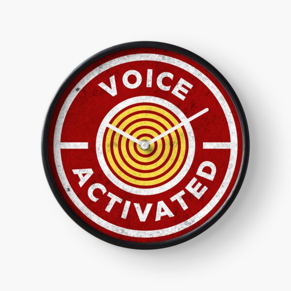 Item preview, VOICE ACTIVATED - Red Yellow & White STICKER STYLE designed and sold by tinytiger77.