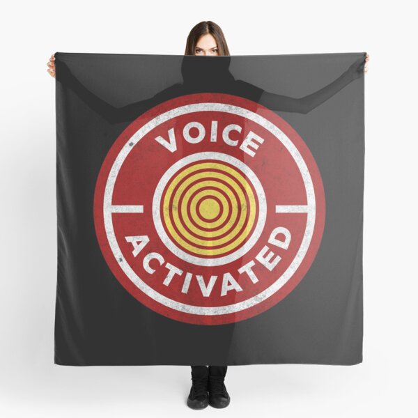 Item preview, VOICE ACTIVATED - Red Yellow & White STICKER STYLE designed and sold by tinytiger77.