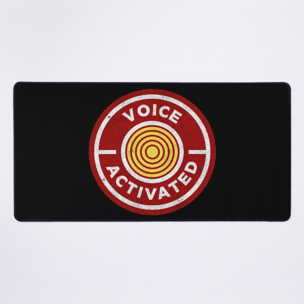 Item preview, VOICE ACTIVATED - Red Yellow & White STICKER STYLE designed and sold by tinytiger77.