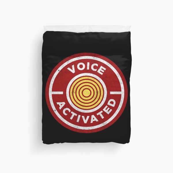 Item preview, VOICE ACTIVATED - Red Yellow & White STICKER STYLE designed and sold by tinytiger77.