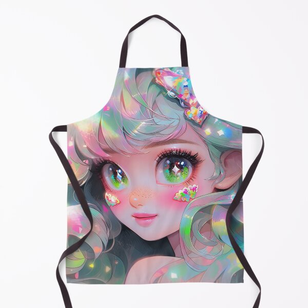 Item preview, Beautiful Little Anime Girl and Sparkling Gems designed and sold by bubblegoth.
