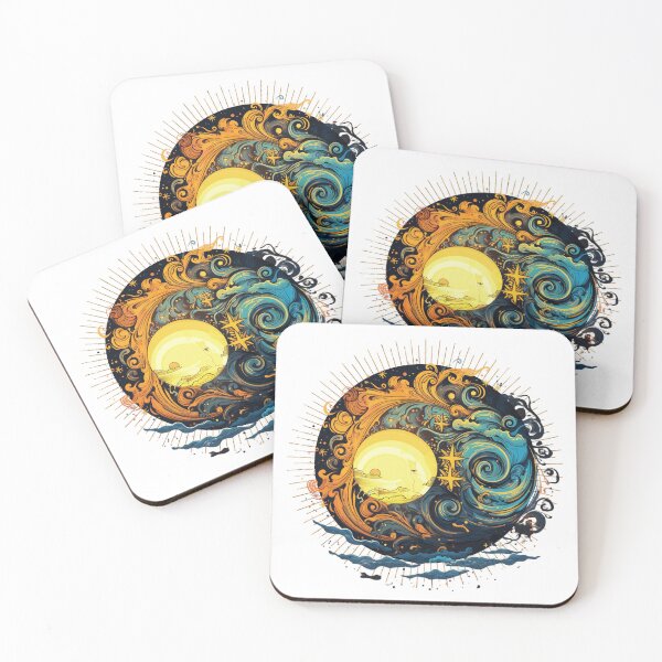 Item preview, Celestial Sun and Moon designed and sold by Chmielayka.
