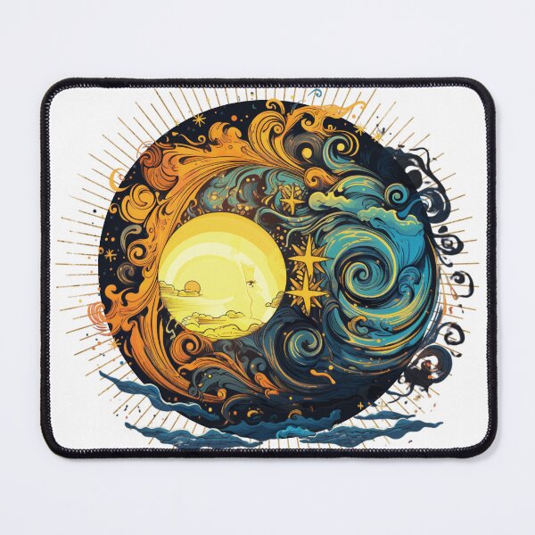 Item preview, Celestial Sun and Moon designed and sold by Chmielayka.