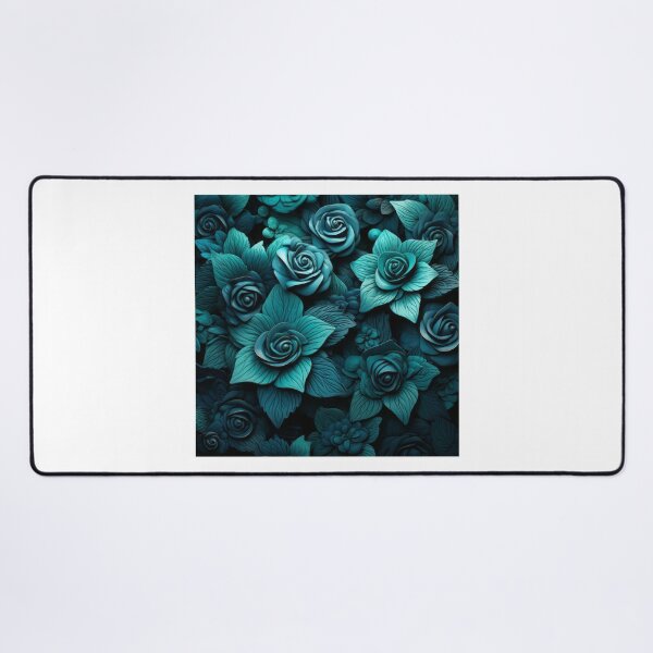 Item preview, Cyan flowers texture v4 designed and sold by KostasCreations.
