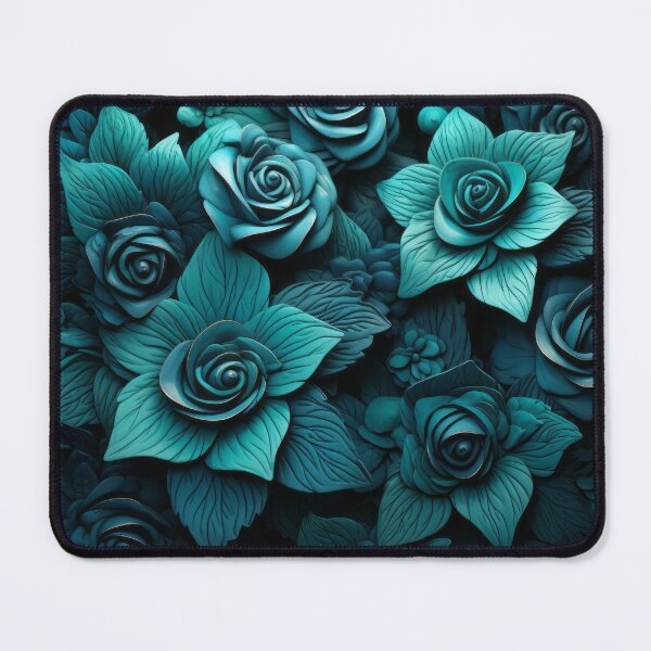 Item preview, Cyan flowers texture v4 designed and sold by KostasCreations.