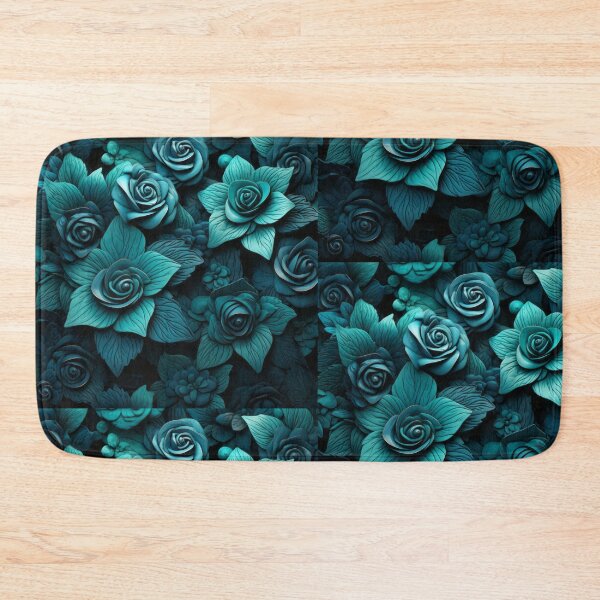 Item preview, Cyan flowers texture v4 designed and sold by KostasCreations.