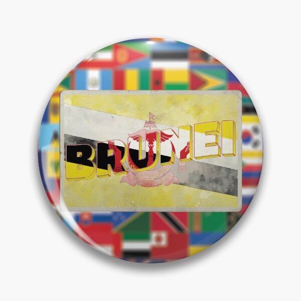 Item preview, Brunei Vintage style retro souvenir designed and sold by DeveloperProp0.