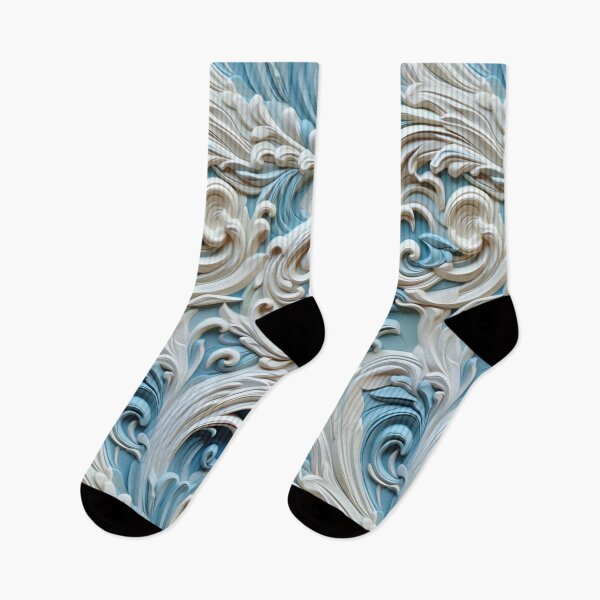 Item preview, Colorful Feathery 3D Swirl Print Background designed and sold by PaperieJennifer.