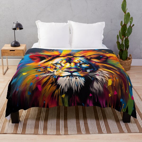 Item preview, Powerful Presence: Vibrant Lion Head designed and sold by unknownTraveler.