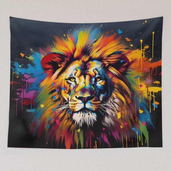 Item preview, Powerful Presence: Vibrant Lion Head designed and sold by unknownTraveler.