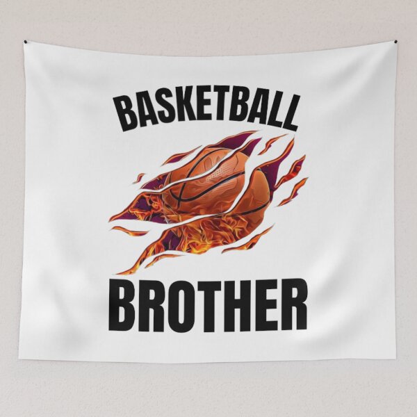 Item preview, Basketball Brother Flames designed and sold by Alterock Designs.