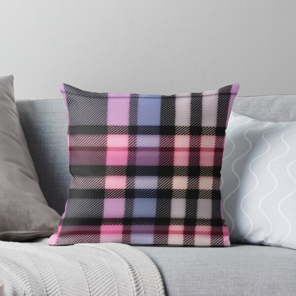 Item preview, Pink and Black Plaid multi-color pattern designed and sold by OurLittleSecret.