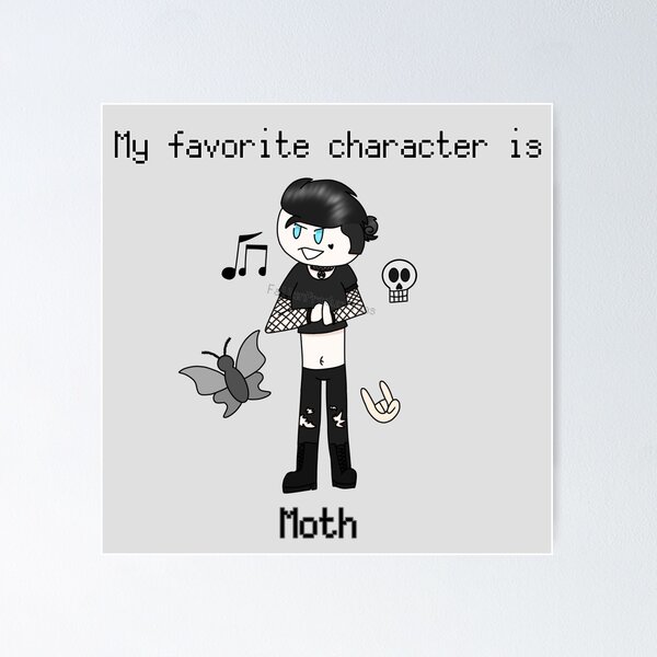 Item preview, Fav Character is Moth designed and sold by Fallen-101.