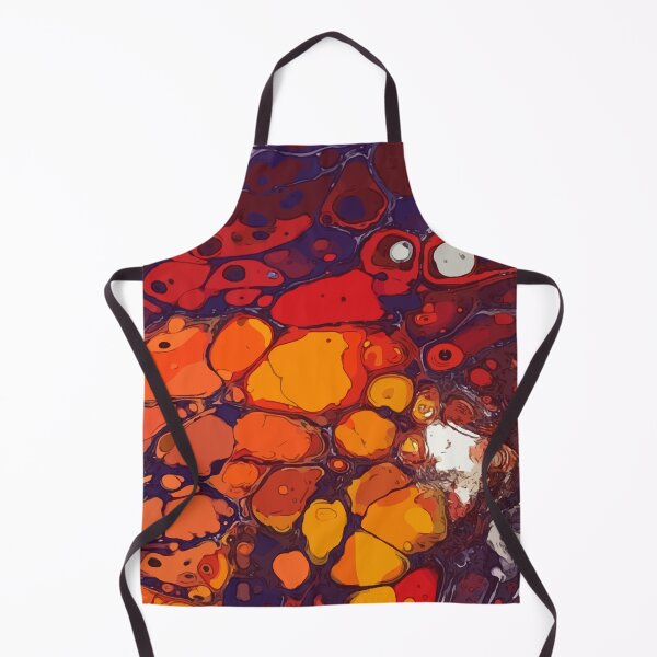 Item preview, Bright Orange, Purple and Red, Dirty Pour Acrylic Organic Pattern - WelshDesignsRB001 designed and sold by welshdesigns.