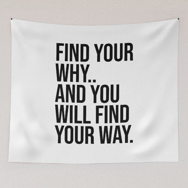 Item preview, Find your why, and you will find your way designed and sold by Nate All.