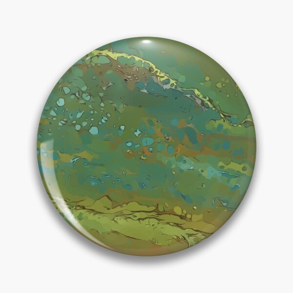 Item preview, Muddy Green and Brown or Yellow Dirty Pour Acrylic Organic Pattern - WelshDesignsRB001 designed and sold by welshdesigns.