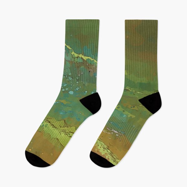 Item preview, Muddy Green and Brown or Yellow Dirty Pour Acrylic Organic Pattern - WelshDesignsRB001 designed and sold by welshdesigns.