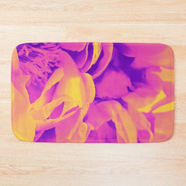 Item preview, Duotone Psychedelic Aesthetic Flowers in Purple and Yellow designed and sold by Trish Dish.