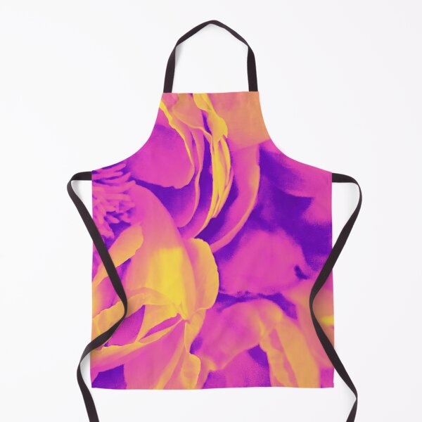 Item preview, Duotone Psychedelic Aesthetic Flowers in Purple and Yellow designed and sold by Trish Dish.
