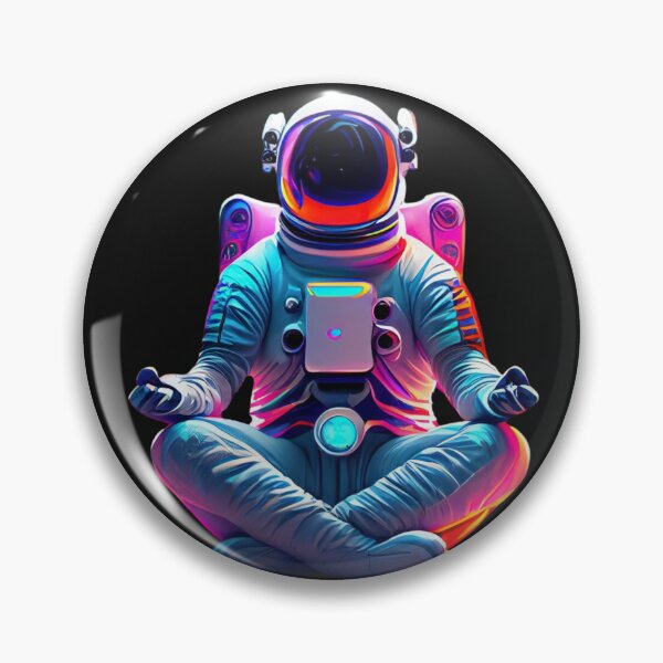 Artikelvorschau, Meditation Astronaut Cyberpunk 6 entworfen und verkauft von Finity Atelier.