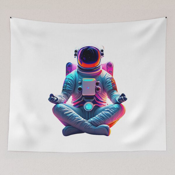 Item preview, Meditation Astronaut cyberpunk 6 designed and sold by Finity Atelier.
