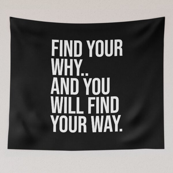 Item preview, Find your why, and you will find your way designed and sold by Nate All.