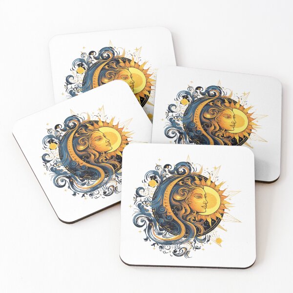 Item preview, Celestial Sun and Moon designed and sold by Chmielayka.