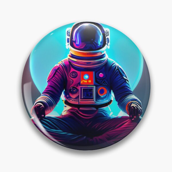 Item preview, Meditation Astronaut cyberpunk 7 designed and sold by Finity Atelier.