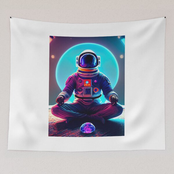 Item preview, Meditation Astronaut cyberpunk 7 designed and sold by Finity Atelier.