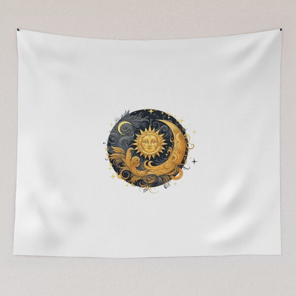 Item preview, Celestial Sun and Moon designed and sold by Chmielayka.