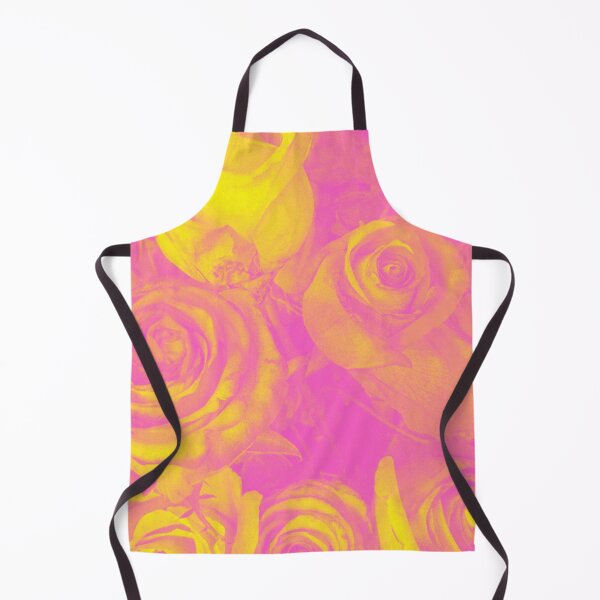 Item preview, Duotone Psychedelic Aesthetic Roses in Yellow and Pink designed and sold by Trish Dish.