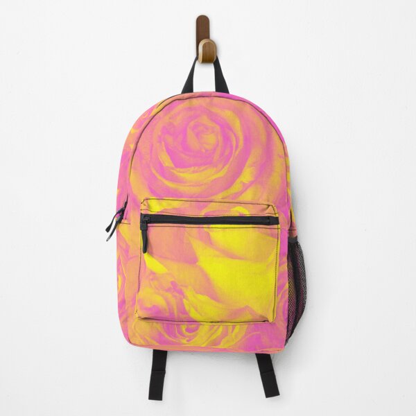 Item preview, Duotone Psychedelic Aesthetic Roses in Yellow and Pink designed and sold by Trish Dish.
