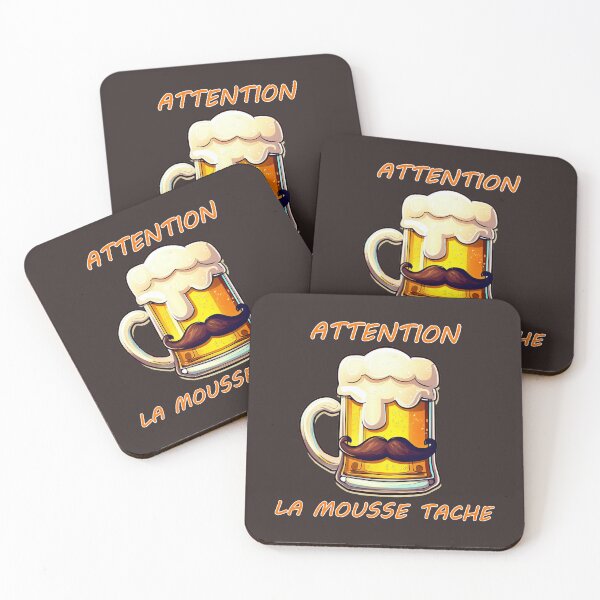 Item preview, La Chope à Mustache - personified beer mugs designed and sold by LV-creator.