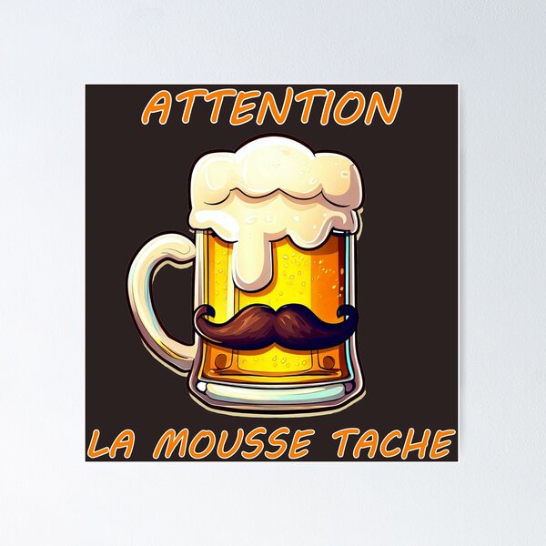 Item preview, La Chope à Mustache - personified beer mugs designed and sold by LV-creator.