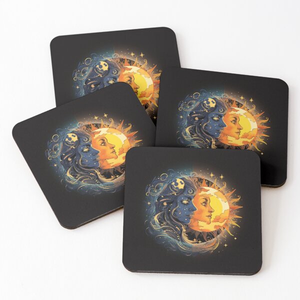 Item preview, Celestial Sun and Moon designed and sold by Chmielayka.