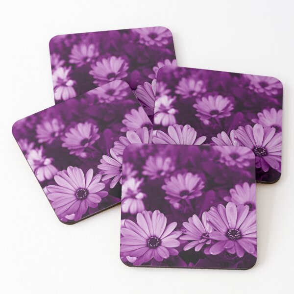 Item preview, Boho Soul Daisies in Violet designed and sold by Trish Dish.