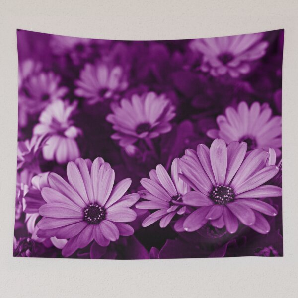 Item preview, Boho Soul Daisies in Violet designed and sold by Trish Dish.