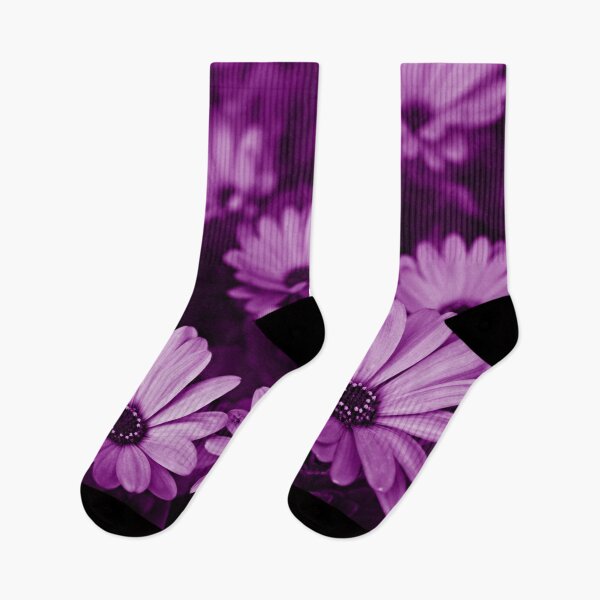 Item preview, Boho Soul Daisies in Violet designed and sold by Trish Dish.