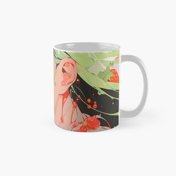 Item preview, Cute Anime Girl and Strawberries designed and sold by bubblegoth.