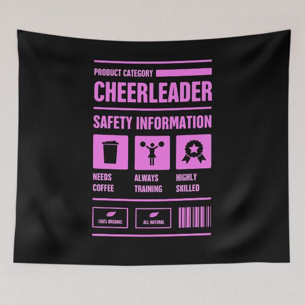 Item preview, Safety Information | Funny Cheerleading Cheerleader designed and sold by Jam Jar.