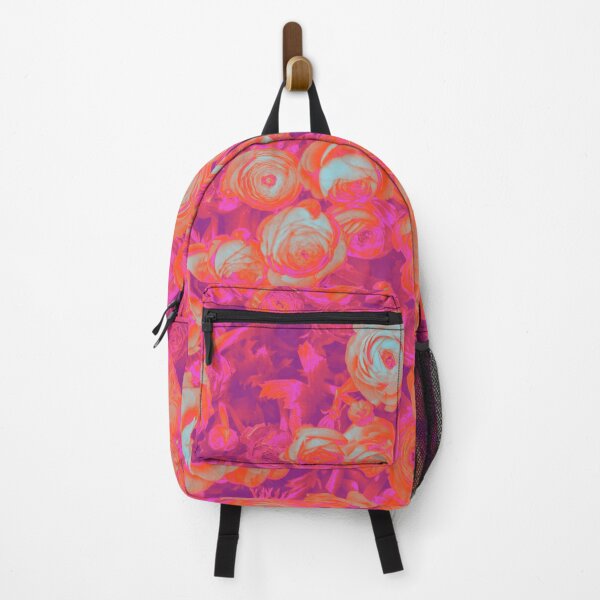 Item preview, Color Trip Boho Soul Flowers in Orange, Hot Pink and Purple designed and sold by Trish Dish.