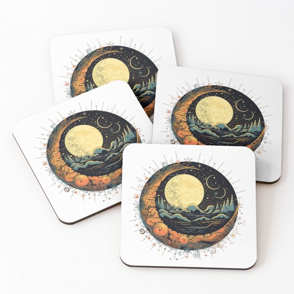 Item preview, Celestial Sun and Moon designed and sold by Chmielayka.