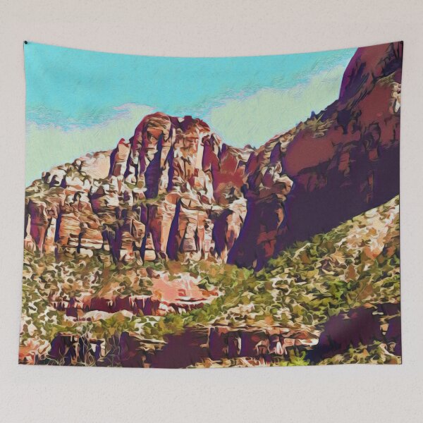 Item preview, SOUTH CAMPGROUND ZION TRAIL designed and sold by ArtbyRolleen.